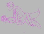 alecrim_(character) anthro breasts duo female from_front_position genitals internal internal_vaginal knot knotted_penis knotting lying male male/female missionary_position nude nude_anthro nude_female nude_male on_back penetration penis sex tail vaginal vaginal_penetration canid canine canis cricetid domestic_cat felid feline felis hamster hybrid mammal rodent wolf 2025 digital_drawing_(artwork) digital_media_(artwork) full-length_portrait low_res portrait sketch