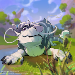 abstract_background black_body black_claws black_fur claws feral fur grass grey_horn hair horn looking_at_viewer male mountain multicolored_body multicolored_fur pawpads paws pink_nose pink_pawpads plant purple_eyes river solo striped_body striped_fur stripes tail tail_tuft tree tuft two_tone_body two_tone_face two_tone_fur whiskers white_body white_fur white_hair tonneya mythology ender_(noobienoodle89) dragon eastern_dragon mythological_creature mythological_scalie scalie 1:1 digital_media_(artwork) hi_res
