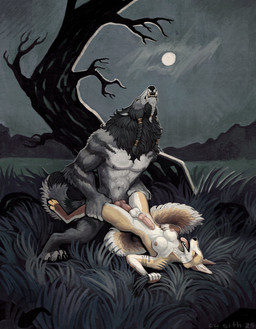 anal anal_penetration animal_genitalia animal_penis anthro anthro_on_anthro anthro_penetrated anthro_penetrating anthro_penetrating_anthro balls breasts canine_genitalia canine_penis duo eyes_closed fangs fur genitals grey_body grey_fur gynomorph gynomorph/male gynomorph_anthro gynomorph_penetrated howl intersex intersex/male intersex_anthro intersex_penetrated knot knotted_penis larger_anthro larger_male male male_anthro male_penetrating male_penetrating_gynomorph male_penetrating_intersex moon open_mouth penetration penile penile_penetration penis penis_in_ass pigtails plant sex size_difference smaller_anthro smaller_gynomorph smaller_intersex tail teeth tongue tongue_out tree white_body white_fur cu_sith_(artist) mythology mjodvitnir reya_(soulwolven) canid canine mammal mythological_canine mythological_creature werecanid werecanine werecreature werewolf hi_res