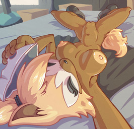 anthro areola bed boots breasts cape clothing eyes_closed female fingers footwear fur furniture genitals hair holding_mask holding_object lying navel nipples nude on_back on_bed shoes solo spread_legs spreading tail vulva onihidden idw_publishing sega sonic_the_hedgehog_(comics) sonic_the_hedgehog_(idw) sonic_the_hedgehog_(series) whisper_the_wolf canid canine canis mammal wolf absurd_res digital_media_(artwork) hi_res