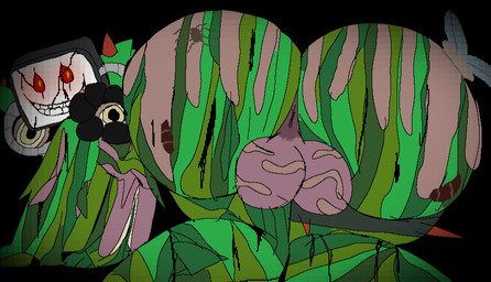 anthro anus balls bent_legs bent_over big_butt butt computer creepy electronics fungus genitals green_body kneeling looking_at_viewer looking_back machine male plant presenting rotting smile solo thorns vines rom4ncevisualnovel undertale undertale_(series) flowey_the_flower arthropod elemental_creature elemental_humanoid flora_fauna fungi_fauna fungi_humanoid humanoid insect monster plant_humanoid robot 2026 absurd_res digital_media_(artwork) hi_res pixel_(artwork)