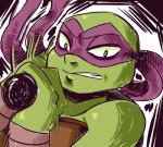 ambiguous_gender anthro clothing green_eyes holding_object kerchief mask motion_lines shell solo inkyfrog teenage_mutant_ninja_turtles fan_character galileo_(inkyfrog) reptile scalie turtle 2019