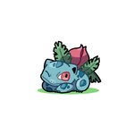 blue_body claws fangs feral flower leaf plant red_eyes rose_(flower) simple_background solo teeth white_background satotwo nintendo pokemon amphibian dinosaur elemental_creature flora_fauna frog generation_1_pokemon ivysaur pokemon_(species) prehistoric_species reptile scalie toad