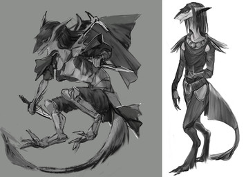 anthro armor biped cape clothed clothing dagger duo female fully_clothed fur grey_background grey_body grey_fur holding_dagger holding_melee_weapon holding_object holding_weapon jumping male melee_weapon simple_background standing tail tail_tuft three-quarter_view tuft weapon white_background akrolayn mammal sergal 2020 digital_media_(artwork) digital_painting_(artwork) full-length_portrait greyscale monochrome multiple_images painting_(artwork) portrait sketch
