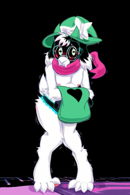 anthro blush blush_lines bow_ribbon clothed clothing covering covering_self embarrassed eyewear femboy glasses hat headgear headwear horn male partially_clothed scarf solo underwear wearing_glasses wobbling wobbling_hips frist44 deltarune undertale_(series) ralsei bovid caprine goat mammal 2024 2:3 hi_res