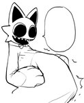 ambiguous_anthro ambiguous_gender ambiguous_pred ambiguous_prey anthro anthro_pred belly belly_squish big_belly big_eyes big_pupils biped bow_tie bow_tie_only cheek_tuft creepy_smile ears_up empty_speech_bubble facial_tuft fully_inside hand_on_belly hand_on_own_belly hands_on_belly hands_on_own_belly huge_belly looking_at_own_belly looking_at_self looking_down looking_down_at_belly looking_down_at_self monotone_background mostly_nude open_mouth open_smile pupils sharp_teeth side_view simple_background smile soft_vore solo speech_bubble squish teeth tuft unseen_prey vore white_background wide_smile wrinkles_in_clothes misoden_(artist) delibas_(misoden) animate_inanimate felid feline living_clothing living_costume living_fursuit mammal 2024 black_and_white digital_drawing_(artwork) digital_media_(artwork) guide_lines monochrome portrait sketch three-quarter_portrait