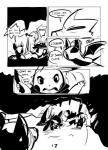 2014 ambiguous_gender bat black_and_white blush cave comic conditional_dnp dark dialogue english_text female feral generation_1_pokemon generation_3_pokemon hi_res insomniacovrlrd male mammal membrane_(anatomy) membranous_wings monochrome mudkip nintendo pikachu pokemon pokemon_(species) pokemon_mystery_dungeon poochyena rodent scarf spike_chunsoft text torch wings zubat