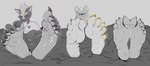 5_toes anthro claws feet foot_fetish foot_focus group humanoid_feet male plantigrade soles toe_claws toes trio wrinkled_feet wrinkles robinthefox nintendo star_fox fox_mccloud wolf_o'donnell canid canine canis fox mammal wolf