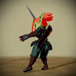 clothed clothing fantasy female flaming_sword goblin_female green_body green_skin hair melee_weapon not_furry red_hair shadow short_stack simple_background solo sword weapon palurdas_arts amberley_amanda_ashborn_(palurdas_arts) goblin humanoid 1:1 3d_(artwork) 3d_animation animated blender_(artwork) cel_shading davinci_resolve_(artwork) digital_media_(artwork) hi_res no_sound shaded short_playtime substance_painter_(artwork) webm