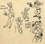 alcohol anthro badge beverage carrot clothing dialogue earmuffs eyewear female food gun plant ranged_weapon solo stretching sunglasses tail tail_motion tailwag text uniform vegetable weapon qoolbunart disney zootopia judy_hopps lagomorph leporid mammal rabbit english_text hi_res sketch