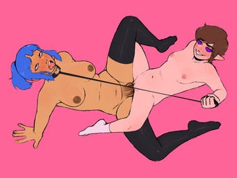 5_fingers ahegao armpit_folds balls belly belly_blush big_breasts blue_hair blush blush_lines bodily_fluids body_blush breast_blush breasts brown_hair clitoris closed_armpit_folds clothing collar defined_armpit duo ear_blush eye_roll eye_waterline fangs female female_penetrated fingernails fingers footwear footwear_only forehead_blush genitals gynomorph gynomorph/female gynomorph_penetrating gynomorph_penetrating_female hair human_on_humanoid humanoid_pointy_ears intersex intersex/female intersex_penetrating intersex_penetrating_female interspecies knee_blush larger_sub leash leash_pull leashed_collar legwear lips looking_pleasured mostly_nude nails nipples nose_blush not_furry penetration penile penile_penetration penis penis_in_vagina pink_nipples pointy_ears ponytail purple_eyes sex short_hair shoulder_blush size_difference skinny slightly_chubby slim small_breasts smaller_female smaller_penetrated socks socks_only submissive teeth thigh_highs tongue tongue_out vaginal vaginal_penetration vulva dreamscreep crystal_(dreamscreep) purity_(dreamscreep) demon demon_humanoid human humanoid mammal succubus 4:3 absurd_res digital_media_(artwork) hi_res pink_theme procreate_(artwork) trans_(lore) trans_woman_(lore)