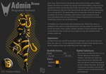 bdsm bondage bound clothing dominant dominant_female drone egyptian egyptian_clothing female footwear high_heels latex lips null_bulge restraints rope rope_bondage rope_harness shoes text rubberjett rubbersolutions absurd_res english_text hi_res