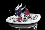 6_horns bathing bathtub black_background black_body cave claws countershading female feral green_eyes horn magenta_body magenta_scales membrane_(anatomy) membranous_wings multi_horn multicolored_body nude purple_body red_body scales simple_background soap_bubbles solo spiked_tail spikes spikes_(anatomy) suds tail two_tone_body ventral_scales white_horn wing_claws wings wingsandfire72 activision european_mythology mythology spyro_the_dragon cynder dragon mythological_creature mythological_scalie reptile scalie western_dragon 3d_(artwork) blender_(artwork) digital_media_(artwork) hi_res