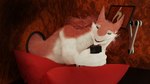 anthro anus electronics female fur glory_hole monitor phone pillow public_use red_body red_fur solo through_wall waiting white_body white_fur mysteryboy18 sergal_(untied_verbeger) sergal 16:9 3d_(artwork) blender_(artwork) digital_media_(artwork) hi_res widescreen