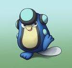 blue_body feral simple_background solo kizitoba nintendo pokemon generation_5_pokemon palpitoad pokemon_(species) 2017