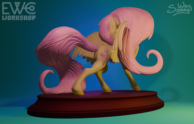elements_of_harmony feathers female feral figurine kindness sculpture solo statue wings sunny_way friendship_is_magic hasbro my_little_pony mythology fluttershy_(mlp) equid equine horse mammal mythological_creature mythological_equine pegasus pony 3d_(artwork) blender_(artwork) digital_media_(artwork) hi_res zbrush_(artwork)