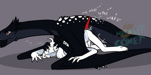 ambiguous_gender ambiguous_penetrating ambiguous_penetrating_male anal anal_penetration ankle_tuft anthro anthro_on_feral anthro_penetrated balls beak bestiality blush blush_lines cheek_tuft claws covered_eyes doggystyle duo emanata erection facial_tuft feral feral_penetrating from_behind_position fur genitals hair hair_over_eyes hand_on_head larger_ambiguous leg_tuft logo long_neck long_tail looking_at_another looking_at_partner male male/ambiguous male_on_feral male_penetrated markings membrane_(anatomy) membranous_wings monotone_background motion_lines nude nude_anthro object_in_ass onomatopoeia paws penetration penis red_eyes sex sex_toy sex_toy_in_ass sex_toy_insertion simple_background size_difference smaller_male smaller_penetrated sound_effects spots spotted_back strapon strapon_sex tail teeth text toying_partner tuft underbite white_body white_hair white_spots wings conditional_dnp moonlit-comet mythology sonam_(ars_machina) circlehead dragon lindwurm mythological_creature mythological_scalie scalie 2026 artist_logo english_text hi_res female_(lore)