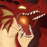 angry feral glowing glowing_eyes horn male open_mouth red_body red_scales scales scar simple_background solo teeth throat tongue incredibleediblecalico fairy_tail mythology igneel_(fairy_tail) dragon mythological_creature mythological_scalie scalie 1:1 2016 headshot_portrait icon portrait