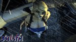 anthro breasts clothed clothing cosplay female gun hair looking_at_viewer looking_up raining ranged_weapon solo text trash trash_bag trash_can vehicle weapon weather wet wet_body joelsfm capcom resident_evil athena_(joelsfm) jill_valentine cheetah felid feline mammal 16:9 3d_(artwork) 4k absurd_res digital_media_(artwork) english_text hi_res source_filmmaker_(artwork) widescreen