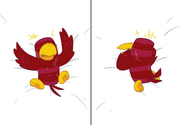 3_toes beak bedding bedding_background blush bodily_fluids dakimakura feathers feet feral lying male multiple_poses nude null_bulge on_back open_mouth pose red_body red_feathers red_tail solo sweat tail toes yellow_beak pawplants wuppo denksnavel avian bird 2021 dakimakura_design digital_media_(artwork) hi_res