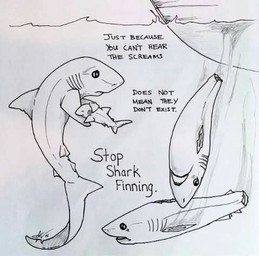 ambiguous_gender amputee blood bodily_fluids death disability duo feral hug text young young_feral unknown_artist aquatic fish shark english_text low_res
