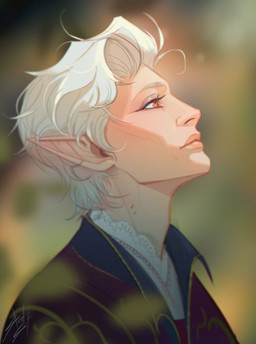 bite_mark bite_mark_on_neck fanged_bite_mark fanged_bite_mark_on_neck hair humanoid_pointy_ears looking_up male not_furry pointy_ears red_eyes scar side_view solo white_hair steelsuit baldur's_gate baldur's_gate_3 bioware dungeons_and_dragons electronic_arts hasbro larian_studios wizards_of_the_coast astarion_(baldur's_gate) elf humanoid vampire hi_res