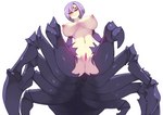 anus big_breasts breasts female genitals hair looking_at_viewer looking_down monster_girl_(genre) multi_eye nipples nude purple_hair pussy red_eyes smile solo rtil european_mythology greek_mythology monster_musume mythology rachnera_arachnera_(monster_musume) arachne arachnid arachnid_taur arthropod arthropod_taur spider spider_taur taur