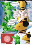 ampharos animal_genitalia animal_penis balls bed canine_genitalia canine_penis comic dialogue digital_media_(artwork) eeveelution english_text erection female feral fur furniture generation_2_pokemon generation_4_pokemon genitals glaceon green_body green_fur hi_res impregnation internal knot lying male male/female mammal nintendo nude on_bed open_mouth ovum ovum_with_heart penis pineapple_(steel_cat) pokemon pokemon_(species) pregnant sperm_cell steel_cat text uterus yellow_body yogurt_mintchip