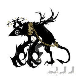 4_fingers ambiguous_gender anthro anthrofied back_wings biped black_body black_feathers boots chain claws clothing collar collar_only curved_tail digitigrade emoji feathers finger_claws fingers footwear halo high_heeled_boots high_heels horn hunched_over implied_transformation long_arms looking_at_viewer nude question_mark shoes side_view simple_background solo spade_tail tail toe_claws transformation white_background white_eyes wings clear_all_ralm limbus_company project_moon sora_(limbus_company) avian bird corvid corvus_(genus) distortion_(project_moon) oscine passerine 1:1 2026 female_(lore)
