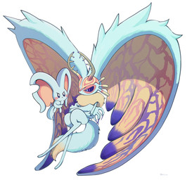 ambiguous_gender angry anthro antlers big_ears biped bipedal_feral blue_eyes blush blush_stickers chest_tuft colored_nails crossed_arms digitigrade dipstick_tail duo eye_contact feral fingernails fluffy fluffy_tail fur head_wings horn huge_wings looking_at_another markings mouthless multicolored_eyes nails neck_tuft notched_ear pink_eyes pupils purple_fingernails purple_nails purple_sclera semi-anthro simple_background size_difference tail tail_markings tan_body tan_fur teal_body teal_eyes teal_fur three-quarter_view tuft unusual_wing_placement white_background wings y_l_j_n kirby_(series) kirby_and_the_forgotten_land nintendo elfilin fecto_elfilis alien chinchilla chinchillid mammal rodent starling_(kirby) 2023 digital_drawing_(artwork) digital_media_(artwork) full-length_portrait hi_res portrait signature male_(lore)