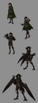 adventurer belt belt_pouch black_hair cape clothing feather_growth feathered_wings feathers feet female green_cape green_clothing grey_background growth hair human_to_humanoid looking_back simple_background solo species_transformation standing surprise tail tail_growth talons toes transformation wing_growth wings thatweirdguyjosh animal_humanoid avian avian_humanoid human humanoid mammal 2022 absurd_res digital_media_(artwork) hi_res