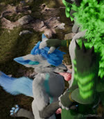 anthro balls duo fellatio field fur genitals knot male male/male oral oral_penetration paws penetration penile penis sex tail vrchat_model yanibutspicy blender_cycles mythology vrchat raishin canid canine canis dragon hybrid mammal mythological_creature mythological_scalie rexouium scalie wolf 3d_(artwork) 3d_animation animated digital_media_(artwork) hi_res webm