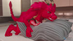 anthro bed bodily_fluids cum cum_on_pillow fur furniture genital_fluids genitals horn inside male penis pillow red_body red_fur red_penis sex_pillow solo tail gylala mythology bandana_(character) dragon eastern_dragon mythological_creature mythological_scalie scalie 16:9 3d_(artwork) 3d_animation animated blender_(artwork) digital_media_(artwork) hi_res high_framerate loop no_sound short_playtime webm widescreen