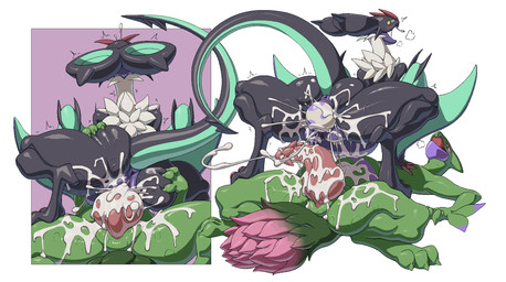 anus black_body bodily_fluids butt cum cum_in_vagina cum_inside duo erection female female_penetrated feral feral_on_feral feral_penetrated feral_penetrating feral_penetrating_feral genital_fluids genitals green_body male male/female male_penetrating male_penetrating_female open_mouth open_smile penetration penile penile_penetration penis penis_in_vagina sex simple_background smile vaginal vaginal_penetration vulva pata nintendo pokemon generation_3_pokemon generation_6_pokemon noivern pokemon_(species) sceptile 2026 hi_res