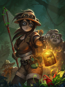 4_fingers aged_up angry armor backpack beard belt bottomwear breasts butterfly_net claws clothing eyebrows eyelashes eyewear facial_hair female fingers flower forest goggles group hat headgear headwear helmet male midriff net outside pith_helmet plant shorts smile tree mist_xg blizzard_entertainment warcraft brann_bronzebeard chen_stormstout li_li_stormstout bear dwarf humanoid mammal pandaren 3:4 hi_res