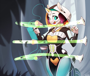 anthro clothing drupe_(fruit) female food fruit hoodie horn machine pistachio_nut plant robotic solo technology topwear wick_(artist) hasbro my_little_pony mythology android equid equine mammal mythological_creature mythological_equine robot unicorn digital_media_(artwork) shaded