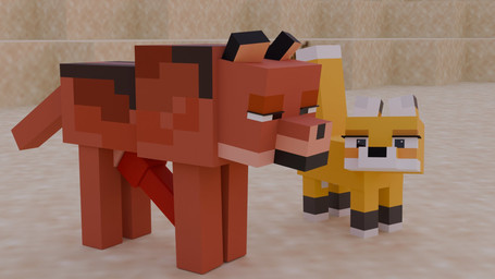 animal_genitalia animal_penis big_penis big_pupils black_ears black_eyes block blocky_body blocky_snout canine_genitalia canine_penis dilated_pupils dipstick_tail droopy_eyes duo erection female female_feral feral fur genitals knot knotted_penis leg_markings looking_at_another male male_feral markings minecraft_block orange_body orange_fur penis pupils quadruped raised_tail red_penis sand socks_(marking) tail tail_markings white_inner_ear white_paws swoomy microsoft minecraft mojang xbox_game_studios mango_(digitoxici) canid canine canis domestic_dog fox mammal wolf_(minecraft) 16:9 2026 3d_(artwork) colored digital_media_(artwork) hi_res widescreen