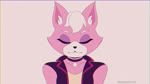 anthro bell bell_collar bow_ribbon breasts clothed clothing collar dancing dress eyebrows female fur hair music music_video open_mouth pink_body pink_fur purple_eyes short_hair smile solo synced_to_music white_body white_fur white_hair missmccloud crystal_waters_(musician) nintendo sad_cat_dance star_fox the_bucketheads katt_monroe domestic_cat felid feline felis mammal 16:9 animated animation_meme frame_by_frame hi_res meme short_playtime sound webm widescreen