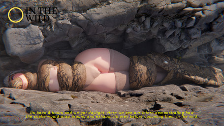 bdsm big_breasts bondage bound breasts butt captured clothing duo female female_prey feral feral_pred flat_chested footwear forced gag gagged genitals hair imminent_death legwear nipples nude partially_inside serpentine socks solo_focus squeezing thick_thighs thigh_highs thigh_socks vore vulva wide_hips ghostoast human mammal reptile scalie snake 16:9 3d_(artwork) digital_media_(artwork) hi_res widescreen