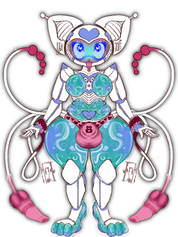 anal_beads animal_genitalia animal_penis anthro bdsm big_ears bondage bound breasts canine_genitalia canine_penis chastity_device clothing cuff_(restraint) doll freckles gear genitals gynomorph handcuffs heart_eyes heart_symbol intersex knot knotted_penis lock_bulge lock_symbol looking_at_viewer machine metal_cuffs nipples panties paws penis restraints screen screen_face self-bondage sex_doll sex_toy slightly_chubby submissive tentacles thick_thighs tongue underwear wide_hips womb_tattoo inkdoll animate_inanimate goo_creature hybrid living_doll robot robot_anthro