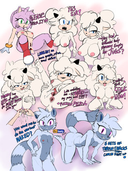 anthro anus areola big_areola big_breasts big_butt big_nipples bodily_fluids breast_milking breasts butt clitoris dialogue dirty_talk ejaculation feet female female_anthro front_view genital_fluids genitals humanoid_feet kneeling lactating milk mommy_kink nipple_fetish nipple_pinch nipple_play nipples nude peeing pinch plantigrade presenting presenting_anus presenting_hindquarters small_breasts solo spread_legs spread_vulva spreading text urethra vaginal_fluids vaginal_squirting vulva anitwenty idw_publishing sega sonic_the_hedgehog_(comics) sonic_the_hedgehog_(idw) sonic_the_hedgehog_(series) amy_rose lanolin_the_sheep_(sonic) tangle_the_lemur bovid caprine eulipotyphlan hedgehog lemur mammal primate ring-tailed_lemur sheep strepsirrhine 3:4 absurd_res english_text hi_res