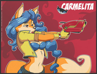 anthro blue_hair canine carmelita_fox cleavage clothed clothing ear_piercing english_text female fox gun hair indivicolours mammal midriff navel piercing ponytail ranged_weapon red_eyes sly_cooper_(series) solo text weapon
Rating: Safe
Score: 16
User: Juni221
Date: July 20, 2014 anthro blue_hair canine carmelita_fox cleavage clothed clothing ear_piercing english_text female fox gun hair indivicolours mammal midriff navel piercing ponytail ranged_weapon red_eyes sly_cooper_(series) solo text weapon
Rating: Safe
Score: 16
User: Juni221
Date: July 20, 2014