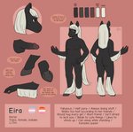 anthro breasts butt genitals gynomorph hooves humanoid_genitalia humanoid_penis intersex nipples penis solo text frikinky eira equid equine horse mammal english_text hi_res model_sheet trans_(lore) trans_woman_(lore)