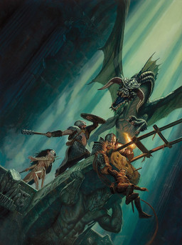 ambiguous_gender armor beard black_body black_hair black_scales claws column facial_hair female feral fire group hair headgear helmet holding_character holding_mace holding_object holding_shield holding_staff holding_torch horn humanoid_pointy_ears ladder long_hair low-angle_view male membrane_(anatomy) membranous_wings open_mouth pointy_ears rope scales sculpture shield staff statue surprised torch wings todd_lockwood dungeons_and_dragons hasbro mythology wizards_of_the_coast black_dragon_(dnd) dragon dragon_(dnd) elf human humanoid mammal mythological_creature mythological_scalie scalie hi_res official_art