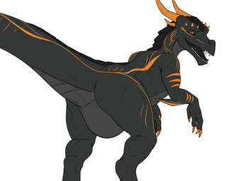 anus ass_up big_bulge big_tail bulge butt claws feral horn huge_bulge inviting inviting_viewer leaning leaning_forward looking_at_viewer looking_back looking_over_shoulders male male_feral markings paws pubic_boot pubis pubis_bulge raised_hips raised_tail scales solo spread_legs spreading suggestive tail tailbutt teasing thick_tail conditional_dnp samagthrav2 ashkor alien dinosaur dromaeosaurid prehistoric_species reptile saurischian scalie theropod velociraptor 5:4 absurd_res hi_res