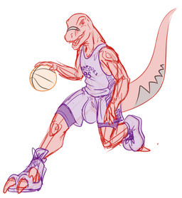 anthro balls basketball basketball_court basketball_uniform big_balls big_bulge big_penis big_tail bottomwear bulge clothed clothing detailed_bulge dribbling genitals huge_bulge male mascot penis revealing_outfit running seductive shorts skimpy solo sportswear tail teasing thick_tail tight_bottomwear tight_bulges tight_clothing tight_shorts tight_underwear topwear underwear uniform vest conditional_dnp samagthrav2 toronto_raptors toronto_raptor dinosaur dromaeosaurid prehistoric_species reptile saurischian scalie theropod velociraptor absurd_res hi_res