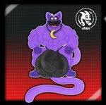 anthro balls bulge clothed clothing fur genitals happy hyper jewelry male muscular necklace penis smile solo underwear yellow_pendant jdbo-arts mob_entertainment poppy_playtime smiling_critters catnap_(poppy_playtime) critters_(poppy_playtime) domestic_cat felid feline felis mammal hi_res