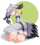 5_toes barefoot feet female foot_focus grey_hair hair humanoid_feet plantigrade soles solo stirrup_legwear toes staerk kemono_friends shoebill_(kemono_friends) animal_humanoid avian avian_humanoid bird bird_humanoid humanoid pelecaniform pelecaniform_humanoid shoebill_humanoid 2023 absurd_res hi_res