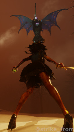 action_pose bottomwear clothed clothing dress drone duo female holding_object holding_weapon machine melee_weapon membrane_(anatomy) membranous_wings pose skinsuit skirt sword tight_clothing weapon wings strikefrommidnight samzan_(modeler) glitch_productions murder_drones cyn_(murder_drones) uzi_(murder_drones) humanoid robot robot_humanoid worker_drone 3d_(artwork) 4k 9:16 absurd_res digital_media_(artwork) hi_res huge_filesize