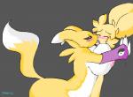 areola big_breasts black_nose black_sclera blue_eyes blush breasts digimon eyes_closed facial_markings fur gloves markings nipples open_mouth renamon white_fur yameruthunderx yellow_fur
Rating: Questionable
Score: 5
User: ChestFox
Date: March 21, 2014